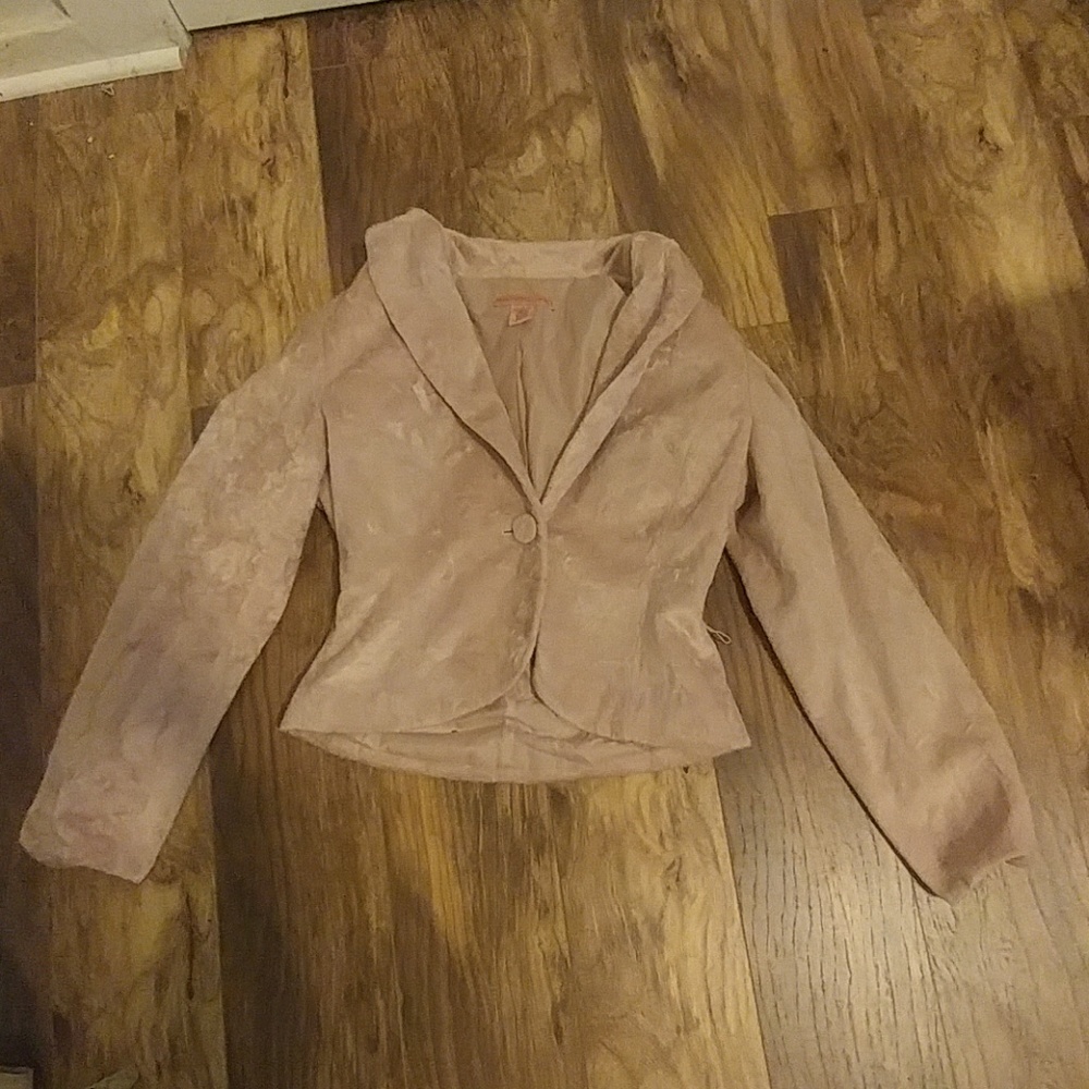 Soft textured dress jacket